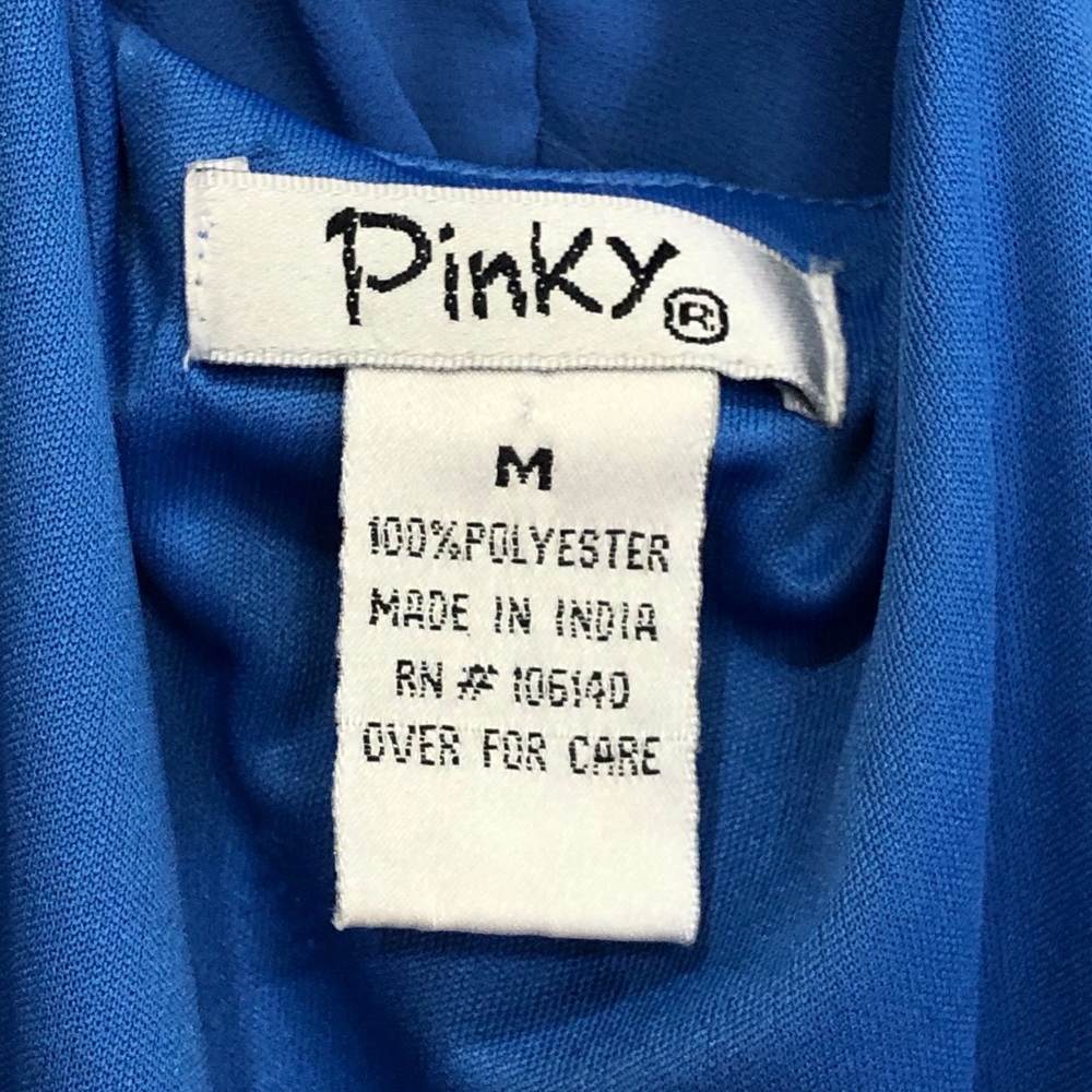 Pinky Ruffle Square Neck Open Triangular Back Sid… - image 8